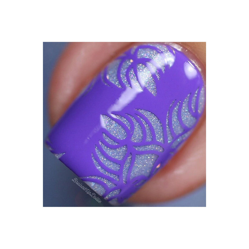 UberChic Beauty Collection 20 Stamping Plate Slate Blue