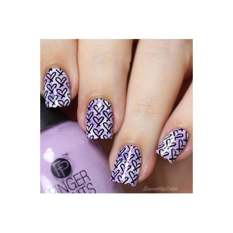 UberChic Beauty Collection 27 Stamping Plate Gray