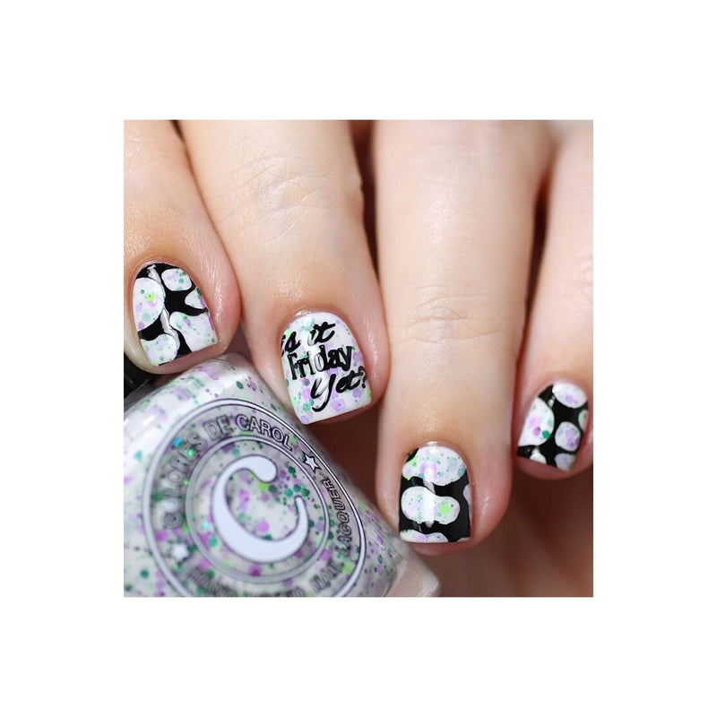 UberChic Beauty Collection 28 Stamping Plate Light Gray