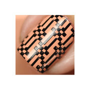 UberChic Beauty Collection 17 Stamping Plate Dark Salmon