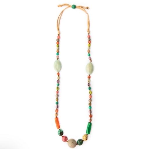 Caribbean Emerald Caribbean Emerald Tropical Necklace Accessories White Smoke