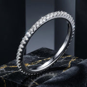 Bids.com 925 Sterling Silver Platinum Plated CZ Pavé Setting Ring Size 5.0 for Women Rings Black 5,6,7,8,9,10,5J,6J,7J,8J,10J,6B,7B,8B,6BU,7BU,8BU,5B,9B,6C,7C,8C,6D,7D,8D,5BU,5C,10D,5D,9D,10B,10BU,10C,9C,9BU,9J