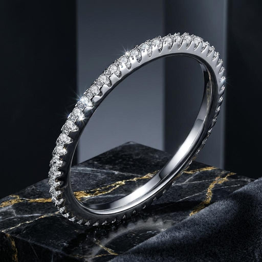 Bids.com 925 Sterling Silver Platinum Plated CZ Pavé Setting Ring Size 5.0 for Women Rings Black 5,6,7,8,9,10,5J,6J,7J,8J,10J,6B,7B,8B,6BU,7BU,8BU,5B,9B,6C,7C,8C,6D,7D,8D,5BU,5C,10D,5D,9D,10B,10BU,10C,9C,9BU,9J