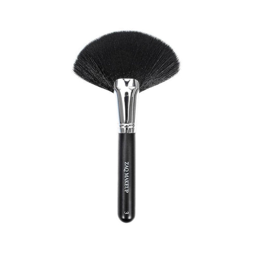 ZAQ Skin & Body Fluffy Large Fan Brush Make Up White Smoke