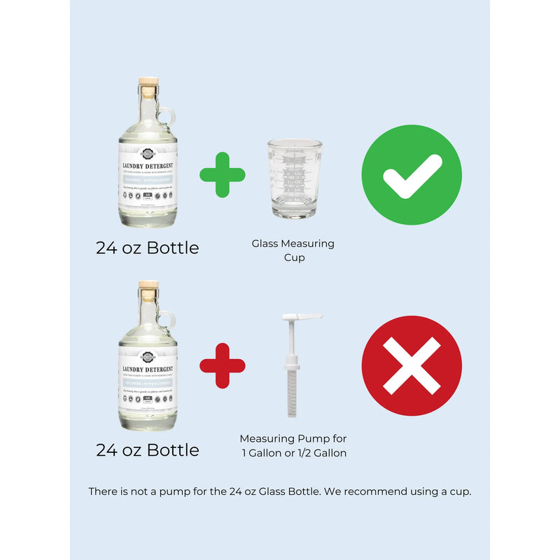 Half Gallon Plastic Jug Measuring Pump