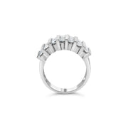Bids.com .925 Sterling Silver 1.0 Cttw Baguette Cut Diamond Vertical Channel Fluted Multi-Row Unisex Fashion Wedding Ring (H-I Color, I1-I2 Clarity) - Size 6-3/4 Rings White Smoke 7.75 / White.Sterling Silver,6.75 / White.Sterling Silver,7.25 / White.Sterling Silver,7 / White.Sterling Silver,7.5 / White.Sterling Silver