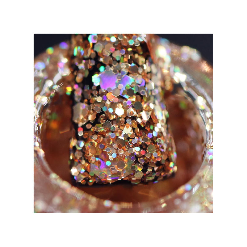 UberChic Beauty 24K Chic - Holographic Polish Regular Polish Sienna