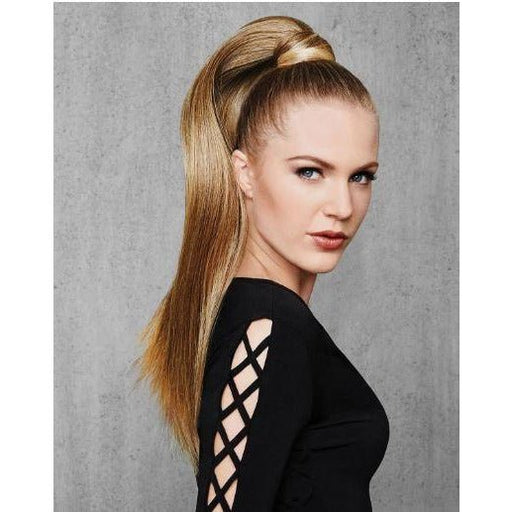 VIP Extensions Hairdo 25" Straight Wrap-Around Pony (HF Synthetic Ponytail) Hair Extension Dark Gray R1 Black,R2 Ebony,R4 Midnight Brown,R6 Dark Chocolate,R10 Ginger Brown,R14/25,R1416T Buttered Toast,R28,R29S Glazed Strawberry,R22 Swedish Blonde,R25 Ginger Blonde,R6/30 Chocolate Copper,R830 Ginger Brown,R14/88 Golden Wheat