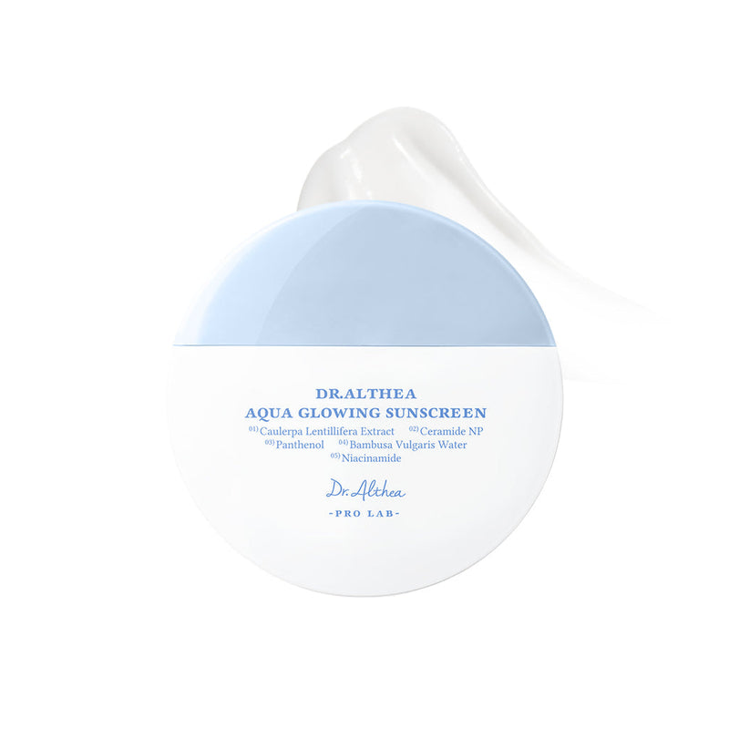 AsiaBeautyMall Dr. Althea Aqua Glowing Sunscreen SPF50+ PA++++ Sunscreen White Smoke