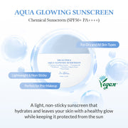 AsiaBeautyMall Dr. Althea Aqua Glowing Sunscreen SPF50+ PA++++ Sunscreen White Smoke