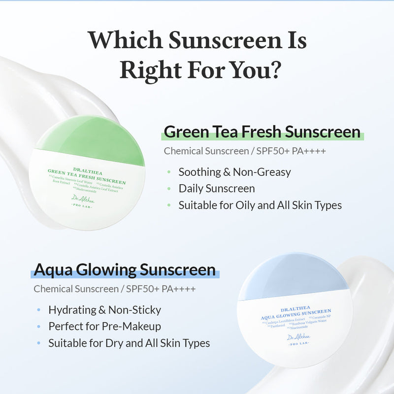 AsiaBeautyMall Dr. Althea Aqua Glowing Sunscreen SPF50+ PA++++ Sunscreen White Smoke