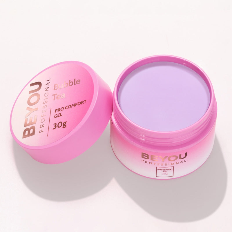 nbmsupply BEYOU Professional Pro Comfort Gel 30ml Misty Rose Clear,Caramel Mist,Coconut,EstetiKa,Love Code,Lover,Milky Sky,Old Money,Soft Roze,Berry Mousse,Better than Chocolate,Blush,Bubble Tea,Cacao,Dove,Drunk Barbie,Extra Crystal,Her Lips,Luxe,Martini,April in Paris,Pink Martini,Pink Prosseco,Pina Colada,Sky Lou