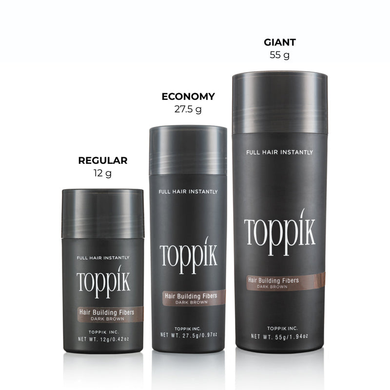 VIP Extensions Toppik Hair Building Fibers for Fine or Thinning Hair, Light Blonde, 1.70 oz Hair Building Fibers White Smoke