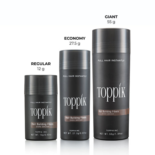 VIP Extensions Toppik Hair Building Fibers for Fine or Thinning Hair, Light Blonde, 1.70 oz Hair Building Fibers White Smoke