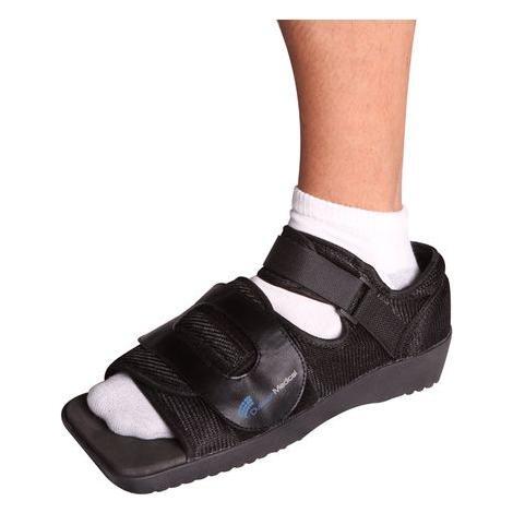 RIO Medical Supplies Square-Top Post-Op Shoes White Smoke XS (Men's Size 3 to 5 Women's Size 4 to 6),S (Men's Size 5.5 to 7 Women's Size 6.5 to 8),M (Men's Size 7.5 to 9 Women's Size 8.5 to 10.5),L (Men's Size 9.5 to 12 Women's Size 10.5 to 13),XL (Men's Size 12.5+ Women's Size 13.5+)