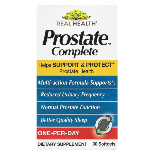 Real Health Real Health Prostate Complete One-Per-Day - 30 Softgels Vitamins & Supplements White Smoke