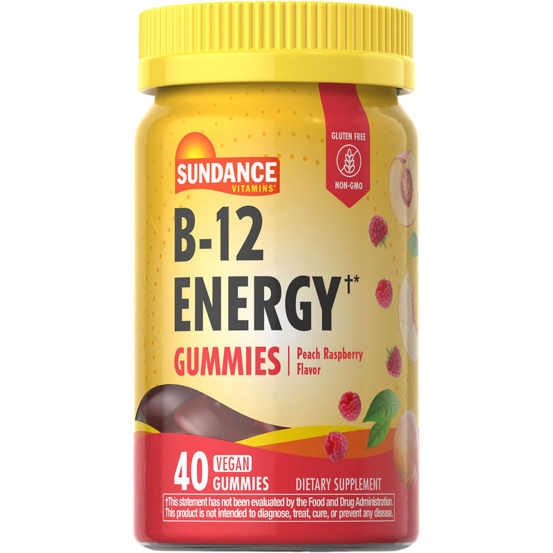 Sundance Vitamins Sundance Vitamins Vitamin B-12 Energy Gummies Vitamins & Supplements Dark Khaki