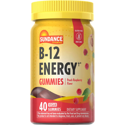 Sundance Vitamins Sundance Vitamins Vitamin B-12 Energy Gummies Vitamins & Supplements Dark Khaki