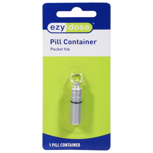 Ezy Dose Ezy Dose Pocket Fob Pill Container Health & Beauty Yellow Green