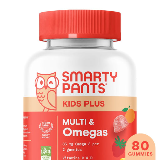 Smartypants SmartyPants Kids' Multivitamin &amp; Omega-3 – 80 Count Chewables Vitamins & Supplements White Smoke