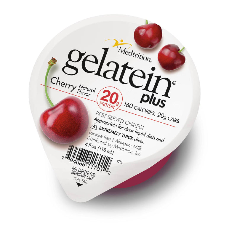 Medtrition Medtrition Gelatein Plus Pineapple High Protein Gelatin, 4-ounce Cup MK Specimen Cups White Smoke