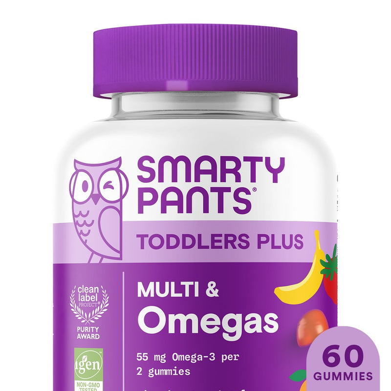 Smartypants Toddler Plus Cw 60 M/Omegas Gmm Vitamins & Supplements White Smoke