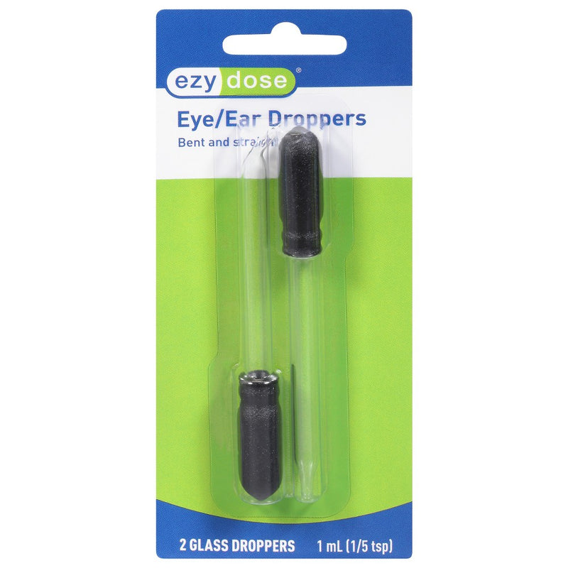 Ezy Dose Ezy Dose 1 Ml Glass Eye/Ear Droppers Glass Yellow Green