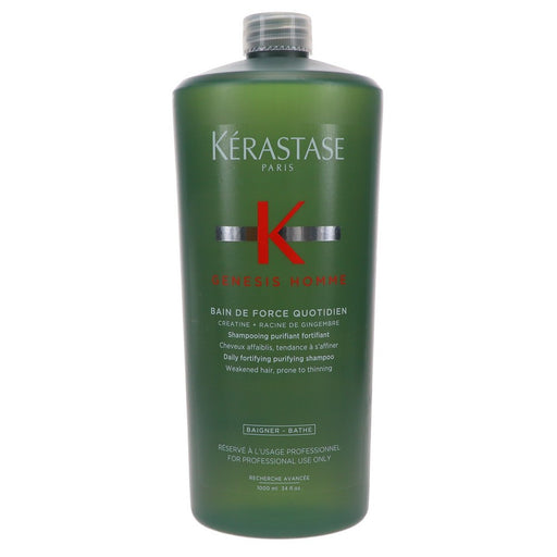 Kerastase Kerastase Genesis Homme Bain De Force Quotidien Shampoo 33.8 Oz Shampoo White Smoke