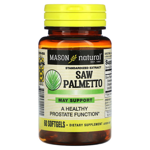 Mason Natural Mason Natural Saw Palmetto Prostate Comfort Softgels Saws White Smoke