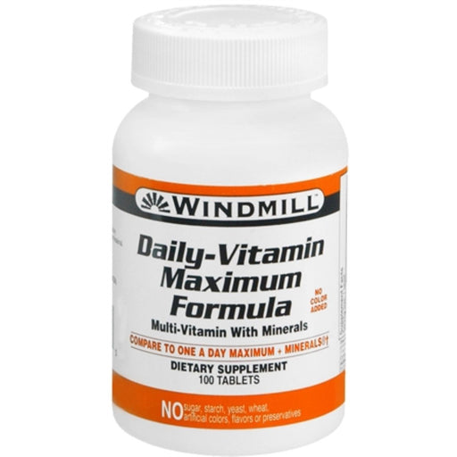 Windmill Windmill® Daily Vitamin Maximum Formula – 100 Tablets Vitamins & Supplements Lavender