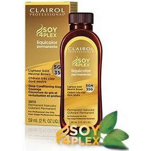 Clairol Clairol Professional Permanent 8GN Light Gold Neutral Blonde Hair Color White Smoke