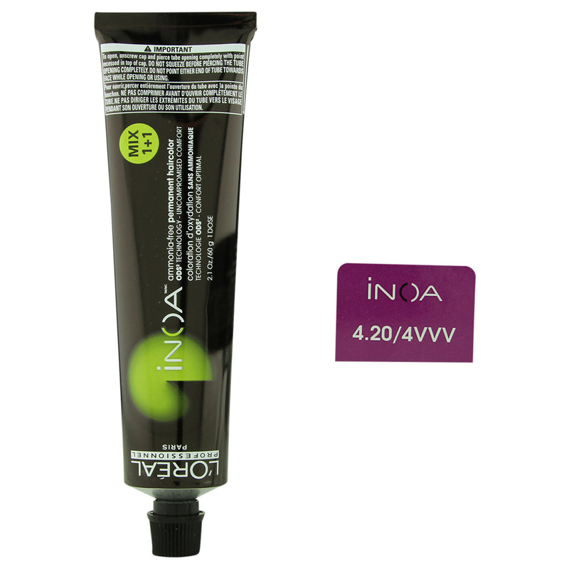 L Oreal Paris L Oreal Paris Professionnel Hair Color Inoa 4.20 Hair Color White Smoke
