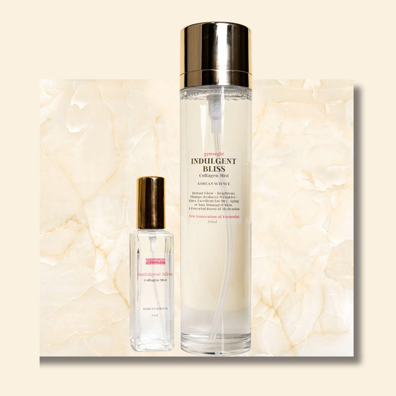 gymsegbë Indulgent Bliss Collagen Facial Mist Anti-Aging Facial Antique White 1 Bottle,2 Bottles Save $5.99,3 Bottles Save $9.98,4 Bottles Save $15.97