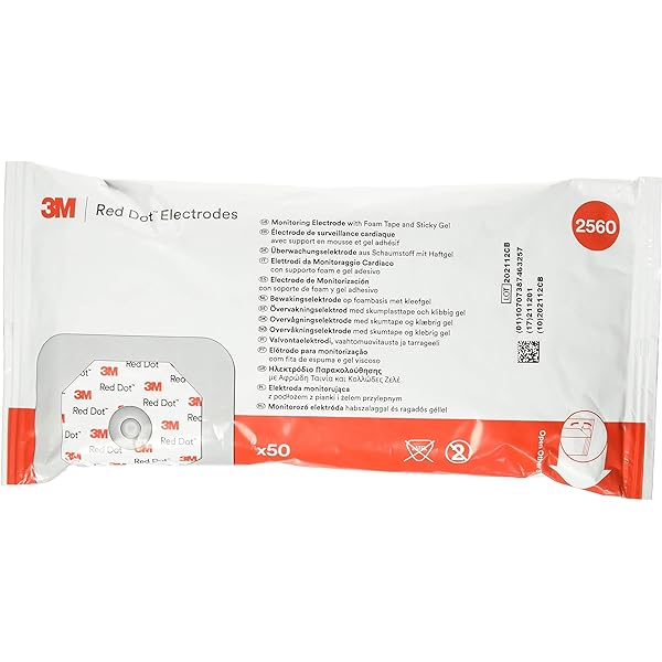 3M 3M Red Dot Monitoring Electrodes with Tape and Gel (500 Count/Case) Business & Industrial Lavender