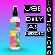 Whipi Co Body Mist- White Pineapple Pop Body Mist Black