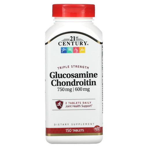 21st Century 21st Century Glucosamine / Chondroitin, Triple Strength, 750 Mg / 600 Mg, 150 Tablets Vitamins & Supplements Lavender