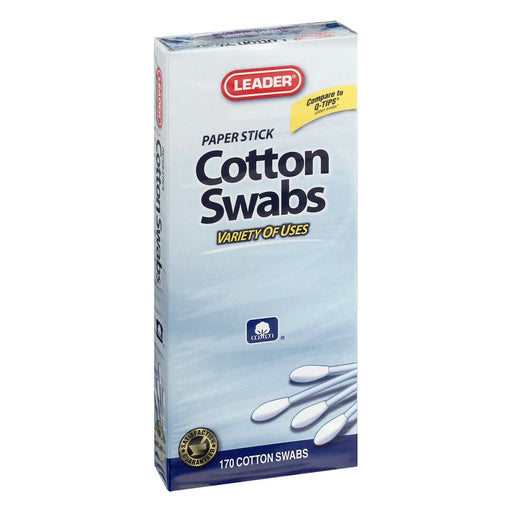 The Leader Leader Cotton Swabs 170Ct Cotton Swabs Light Steel Blue