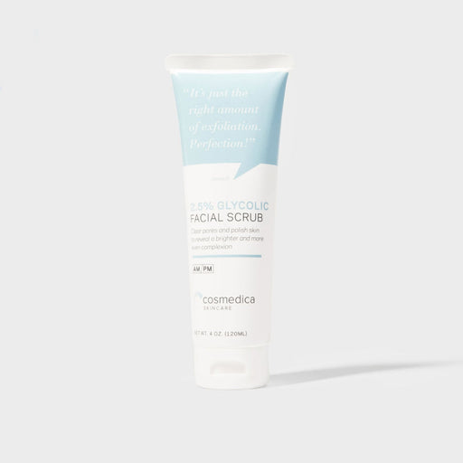 Cosmedica Skincare 2.5% Glycolic Facial Scrub Exfoliants Lavender