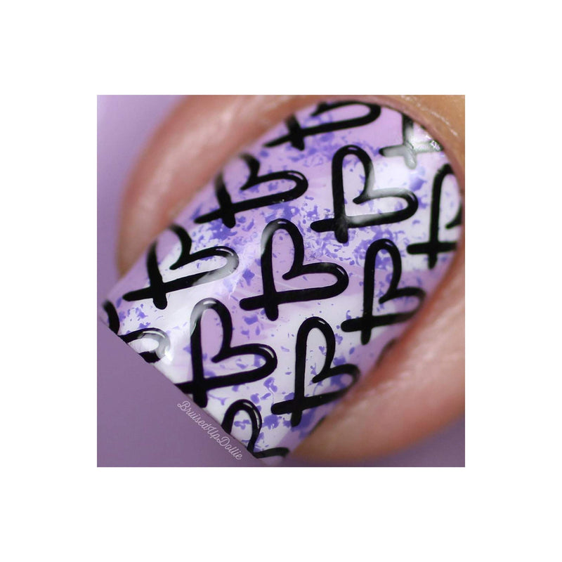 UberChic Beauty Collection 27 Stamping Plate Rosy Brown