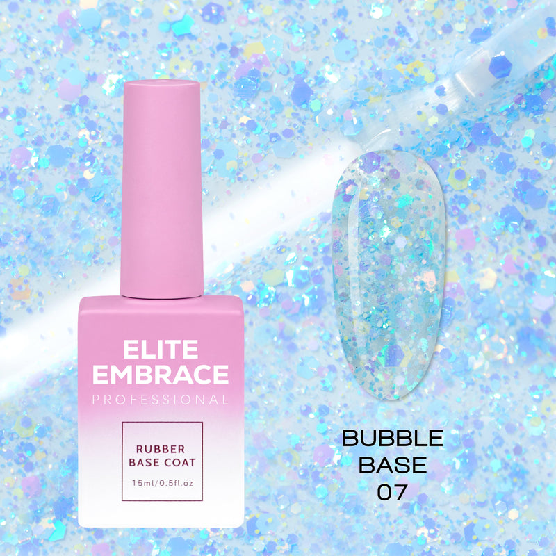 nbmsupply ELITE EMBRACE Professional Bubble Base 07 15ml B11042 DB3079 Light Blue