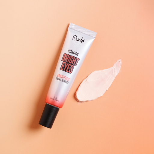 Rude Cosmetics Bright Eyes Brightening Under Eye Primer Eye Primer Light Salmon Under Eye Primer