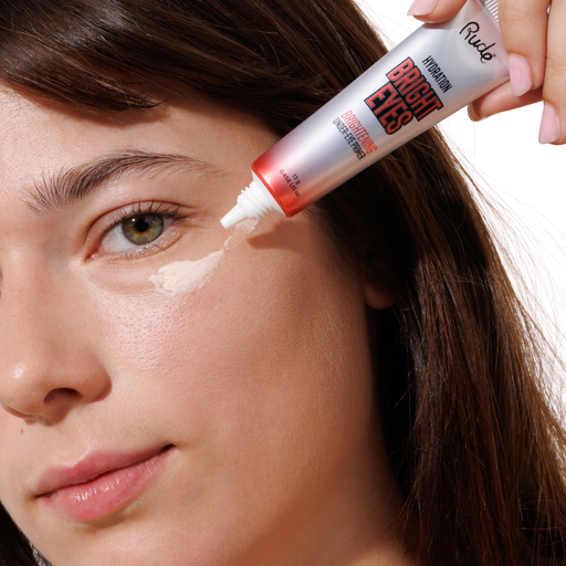 Rude Cosmetics Bright Eyes Brightening Under Eye Primer Eye Primer Black Under Eye Primer