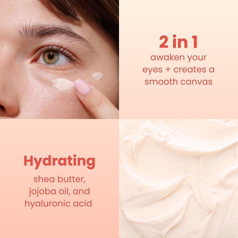 Rude Cosmetics Bright Eyes Brightening Under Eye Primer Eye Primer Antique White Under Eye Primer