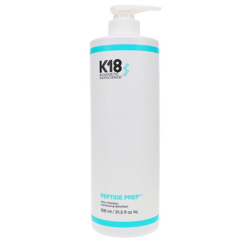 K18 K18 Peptide Prep Detox Shampoo 31.5 Oz Shampoo Light Gray