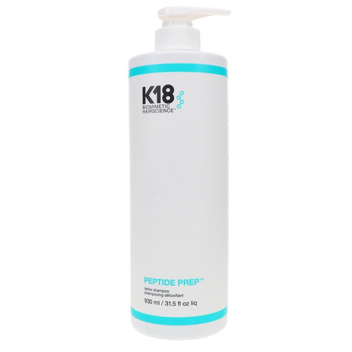 K18 K18 Peptide Prep Detox Shampoo 31.5 Oz Shampoo Light Gray