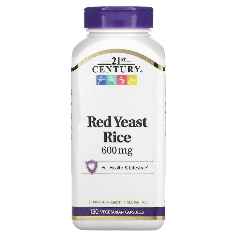 21st Century 21st Century Red Yeast Rice Vegetarian Capsules 150 Ct Vitamins & Supplements Lavender