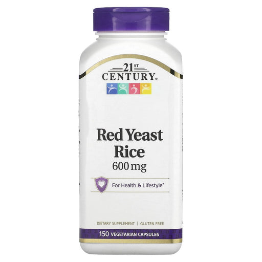 21st Century 21st Century Red Yeast Rice Vegetarian Capsules 150 Ct Vitamins & Supplements Lavender