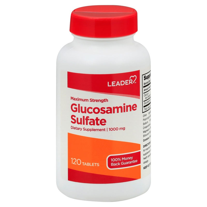 The Leader Leader(Tm) Maximum Strength Glucosamine Sulfate Tablets 120Ct Vitamins & Supplements White Smoke