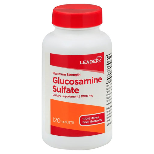 The Leader Leader(Tm) Maximum Strength Glucosamine Sulfate Tablets 120Ct Vitamins & Supplements White Smoke