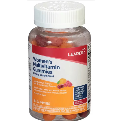 LEADER Leader® women's daily multivitamin gummies 80 ct Vitamins & Supplements White Smoke